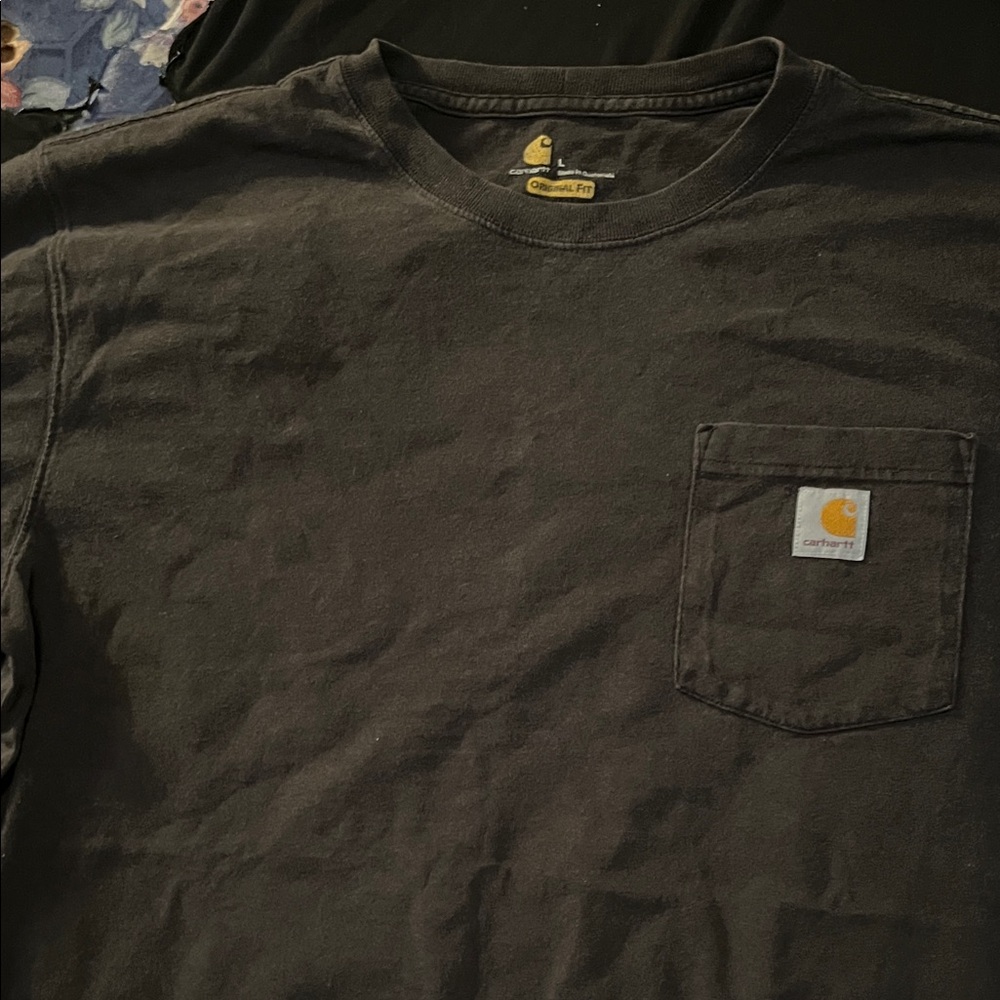 Carhartt Men's Dark Gray Long Sleeve Tee